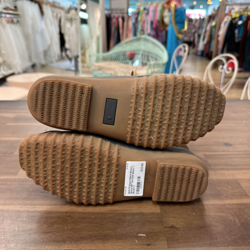 ESprit Brown Bristol EP Tall Duck Boots 7