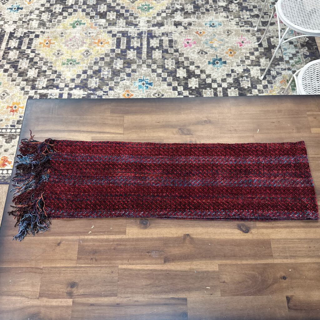 Red Soft Knit Scarf