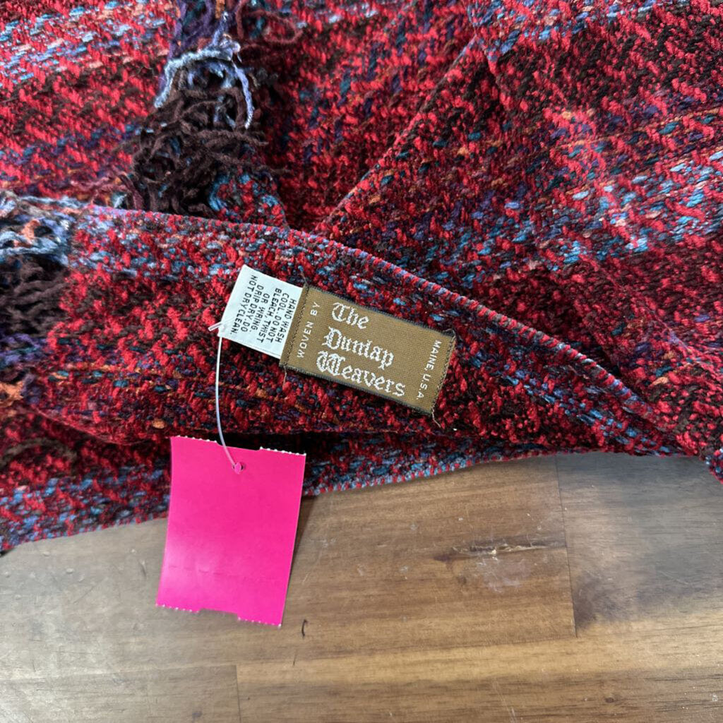 Red Soft Knit Scarf