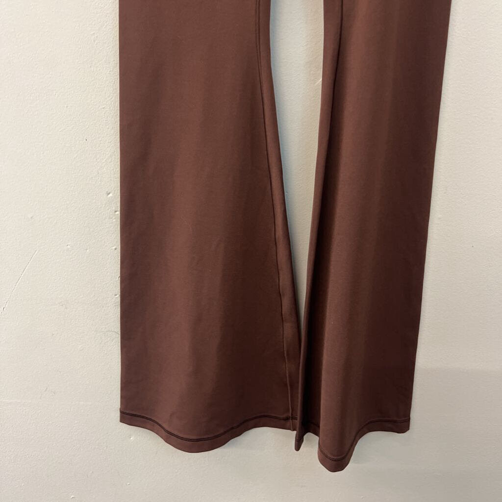 Offline by Aerie Brown Cross Waist Flare Leggings Extra Small