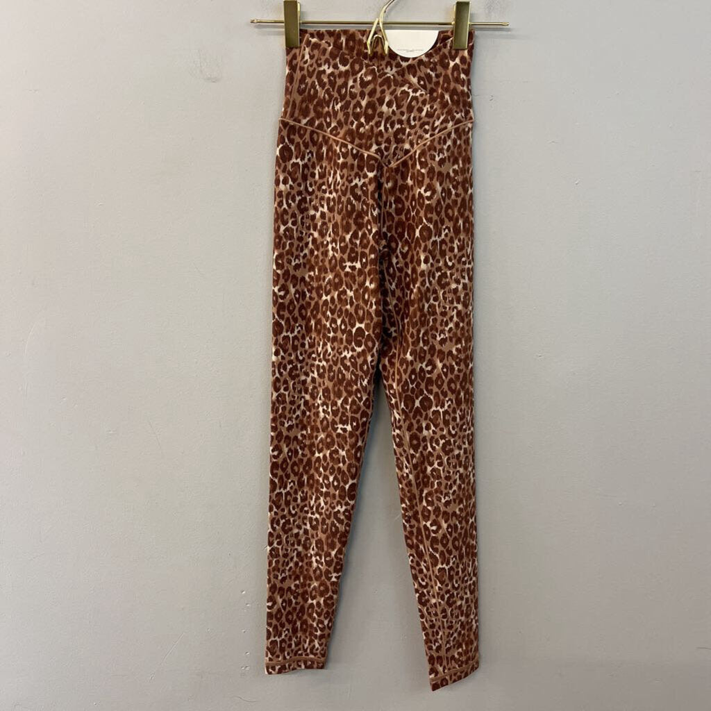 Offline by Aerie Brown Leopard Print Leggings Extra Small