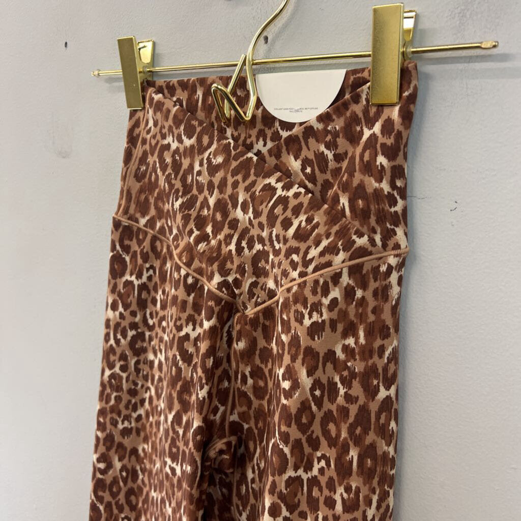 Offline by Aerie Brown Leopard Print Leggings Extra Small