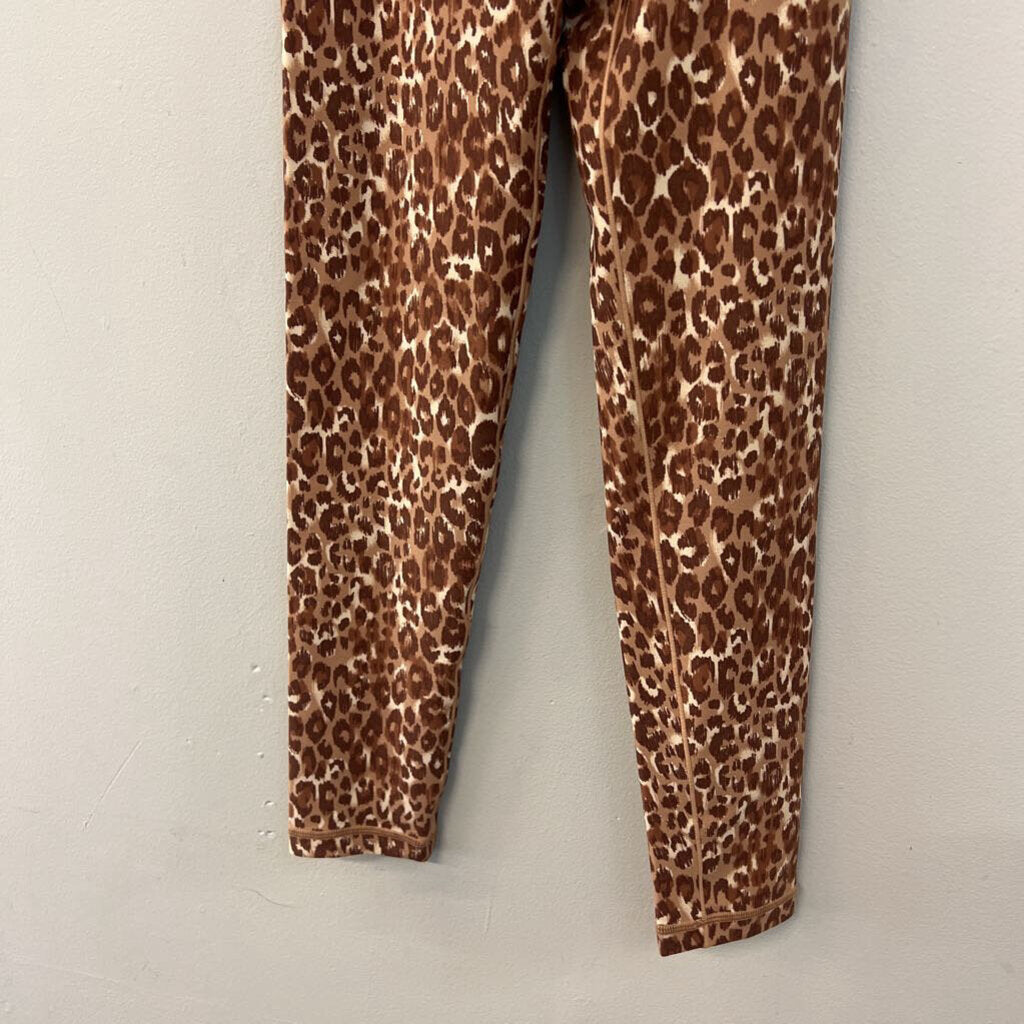 Offline by Aerie Brown Leopard Print Leggings Extra Small