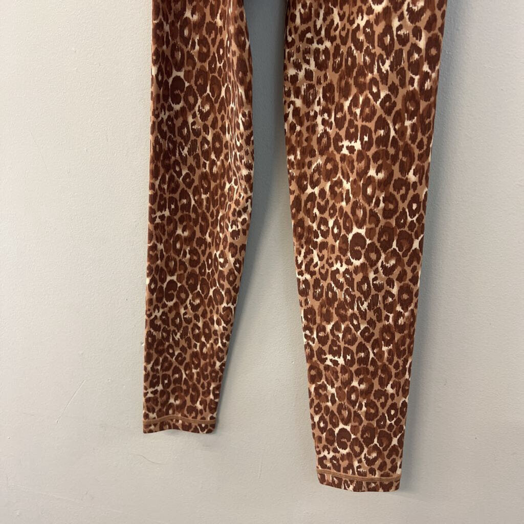 Offline by Aerie Brown Leopard Print Leggings Extra Small