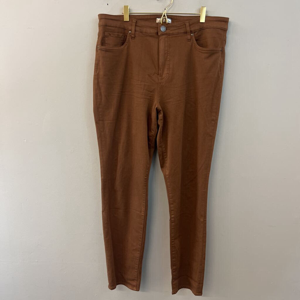 Kut Brown Diana Fab Ab Skinny Jeans 16