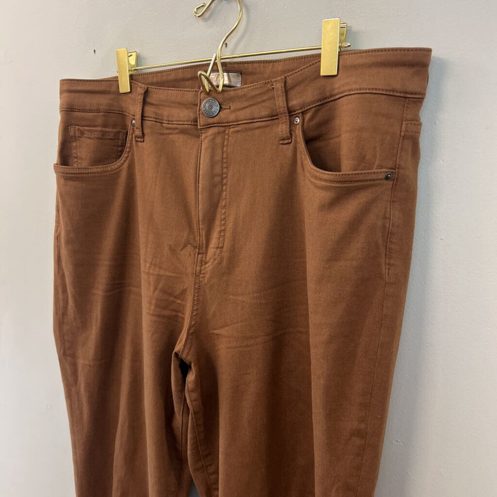 Kut Brown Diana Fab Ab Skinny Jeans 16