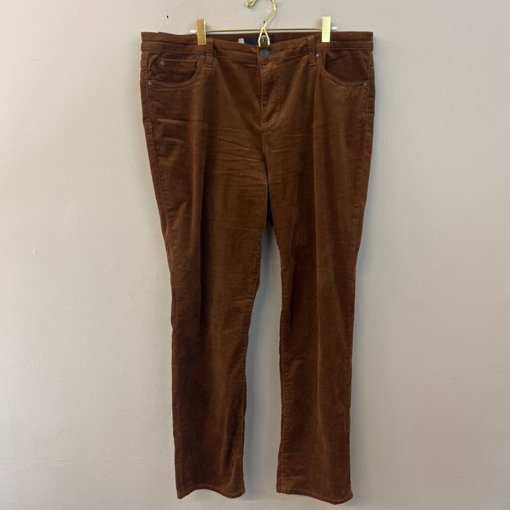 Kut Brown Corduroy Catherine Boyfriend Pants 16