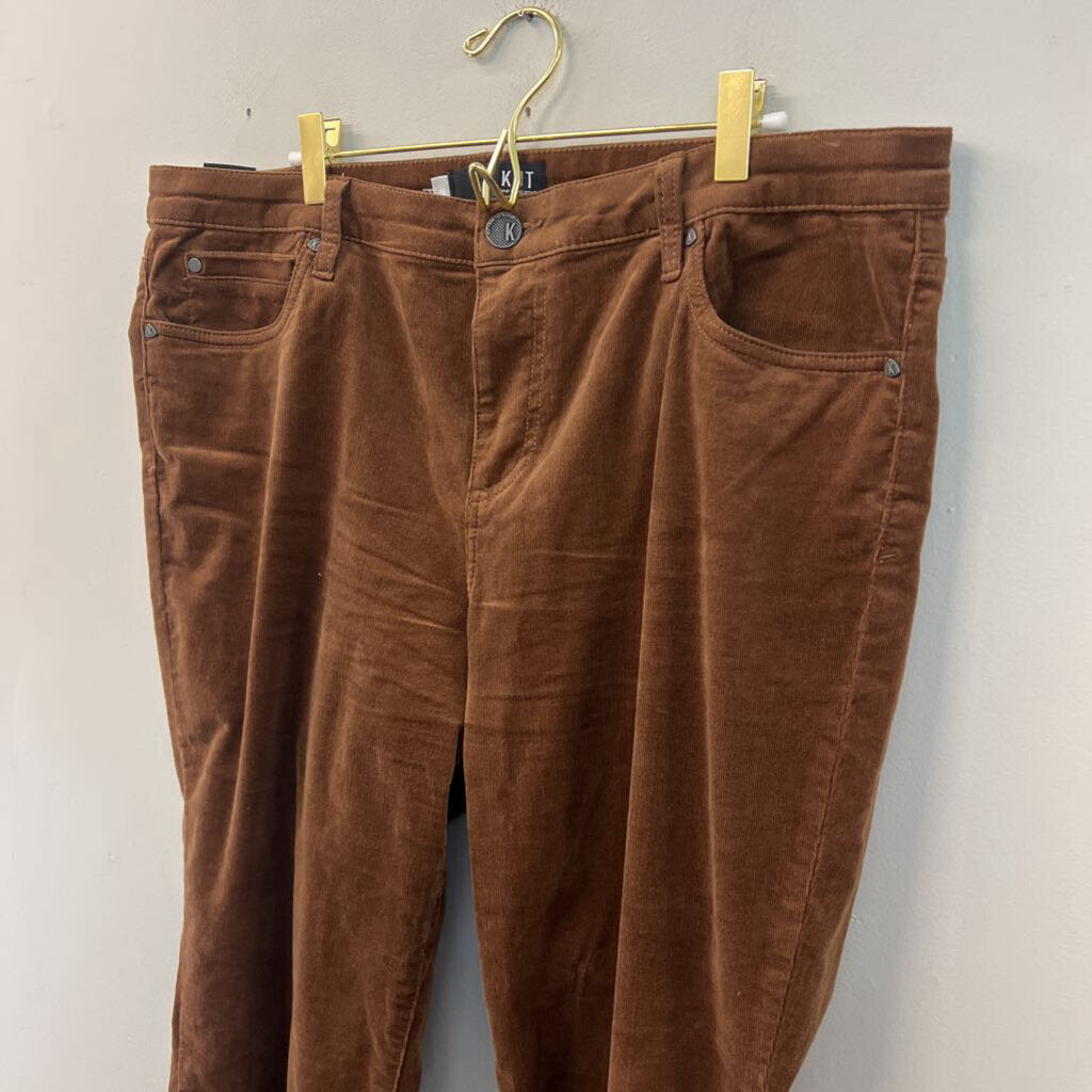 Kut Brown Corduroy Catherine Boyfriend Pants 16