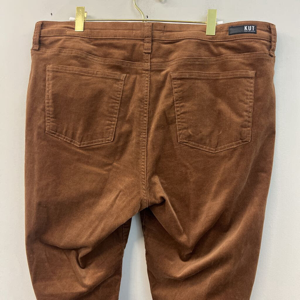 Kut Brown Corduroy Catherine Boyfriend Pants 16