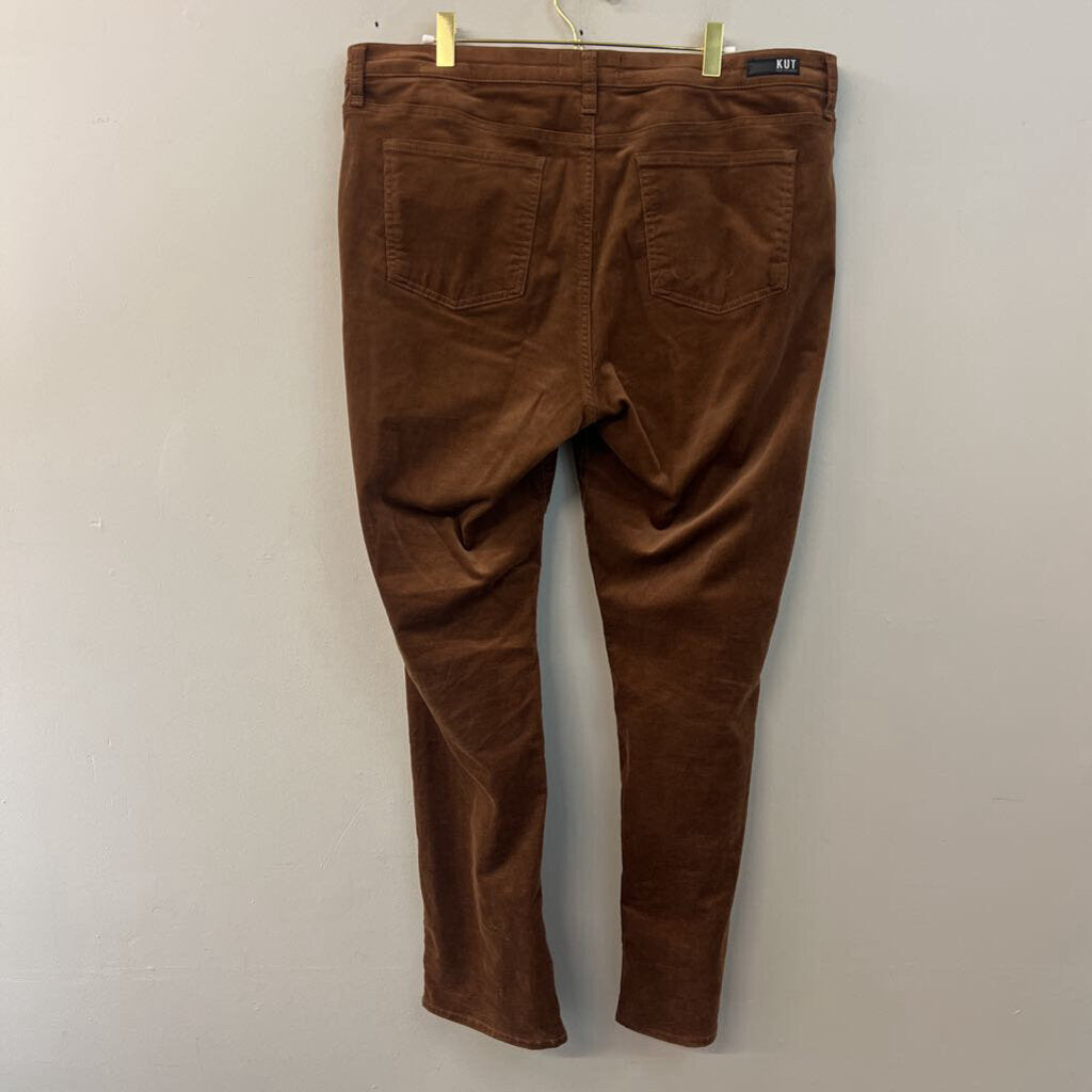 Kut Brown Corduroy Catherine Boyfriend Pants 16
