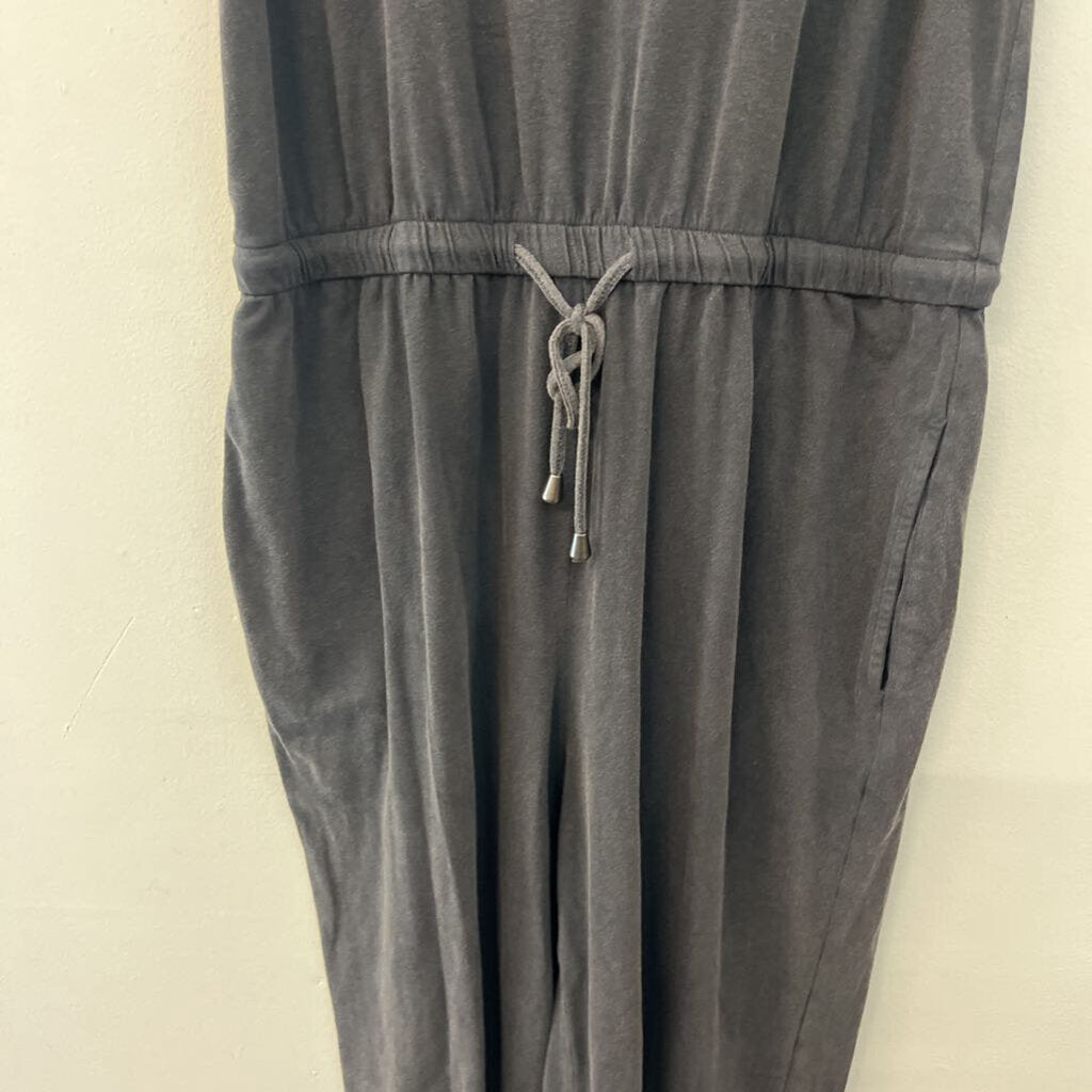 C and C California Dark Grey Tank Jumpsuit Medium