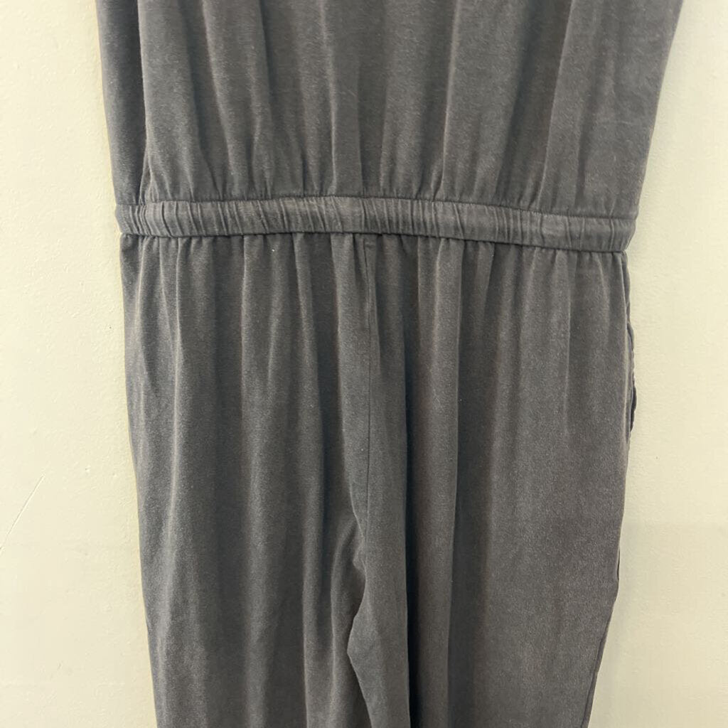 C and C California Dark Grey Tank Jumpsuit Medium