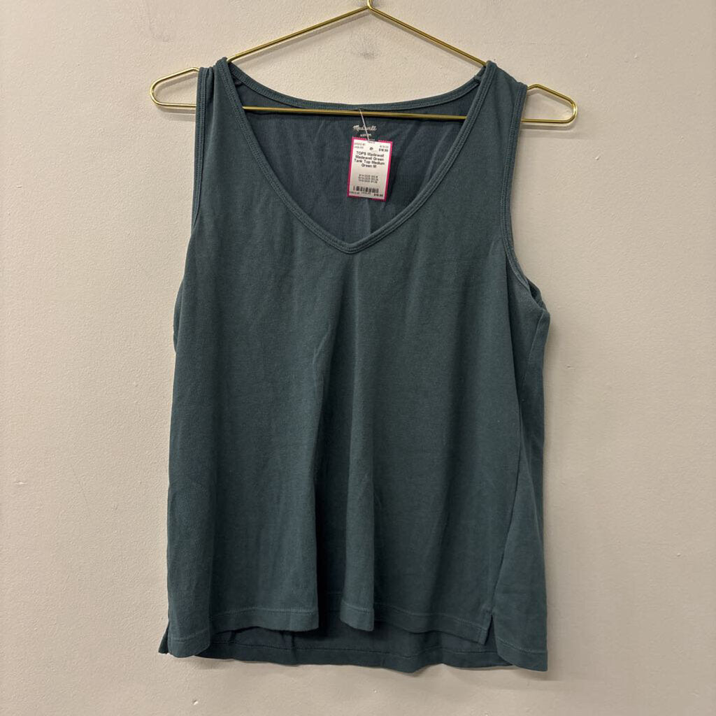 Madewell Green Tank Top Medium