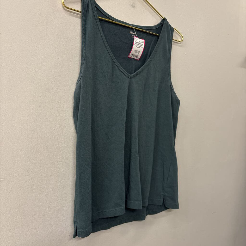 Madewell Green Tank Top Medium
