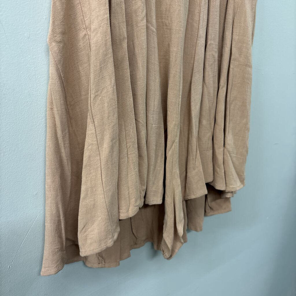 Le Lis Brown Tank Dress Large