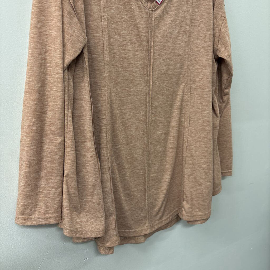 Brown Long Sleeve Top Medium