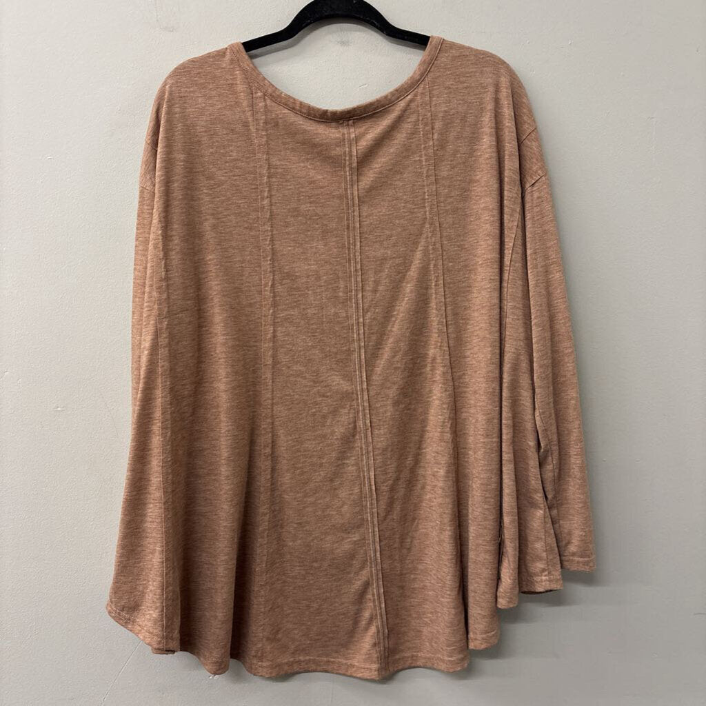 Brown Long Sleeve Top Medium
