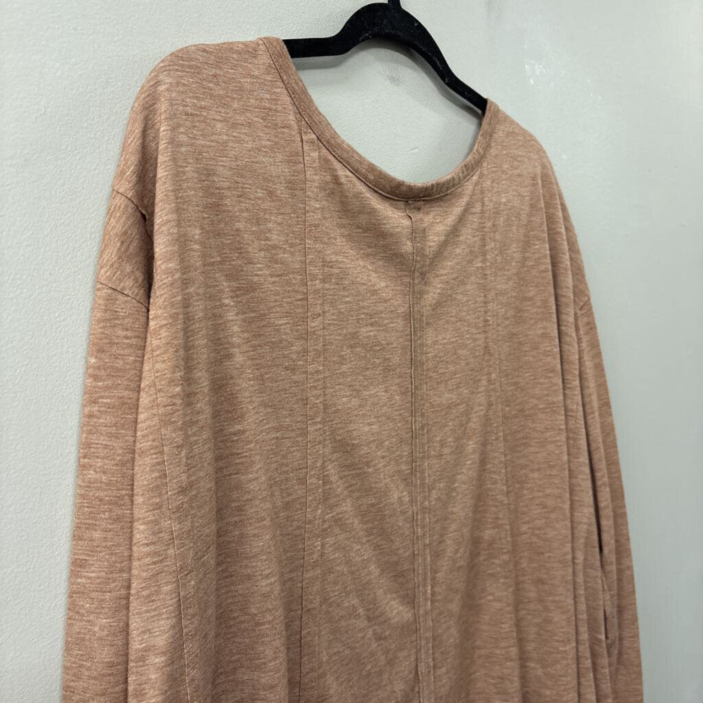 Brown Long Sleeve Top Medium