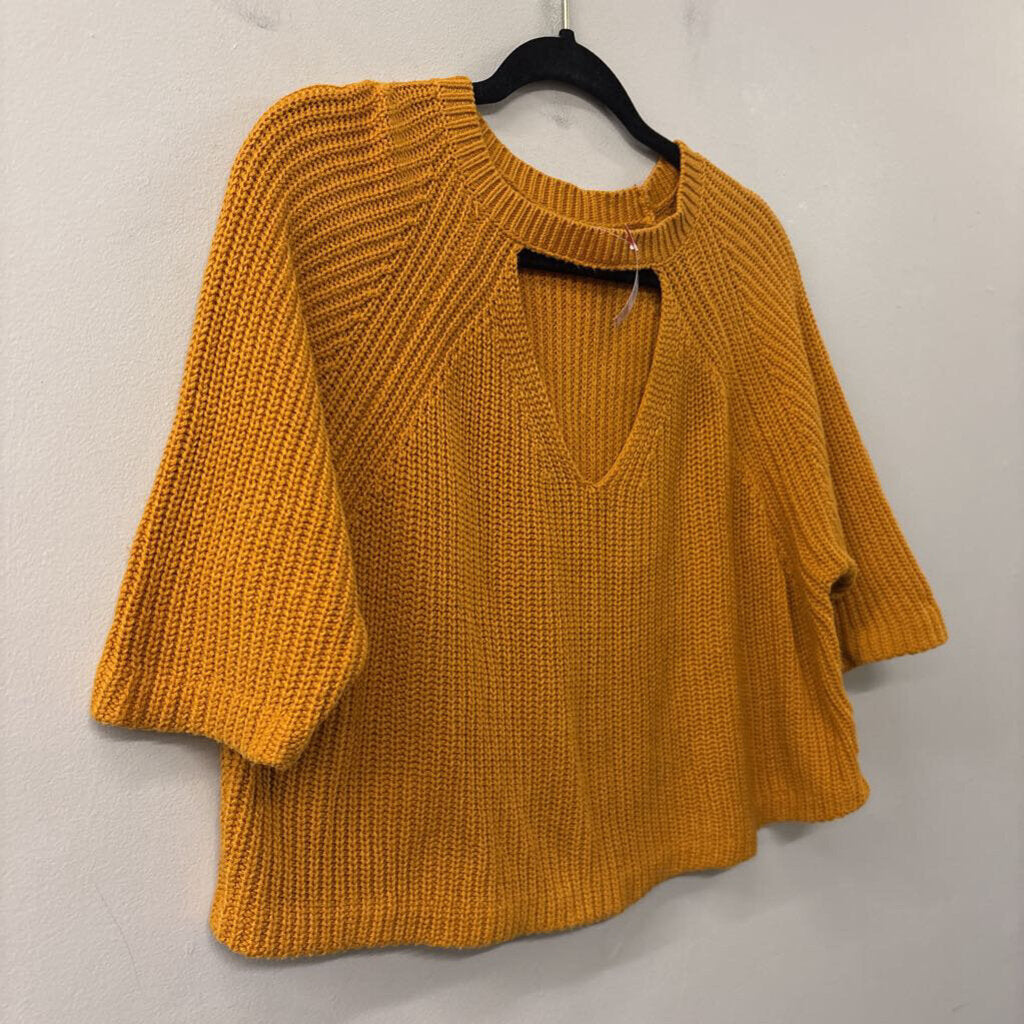 L.A. Hearts Cropped Short Sleeve Sweater Medium