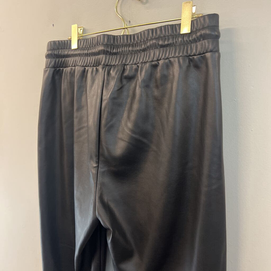 Loft Faux Leather Jogger Pants Medium
