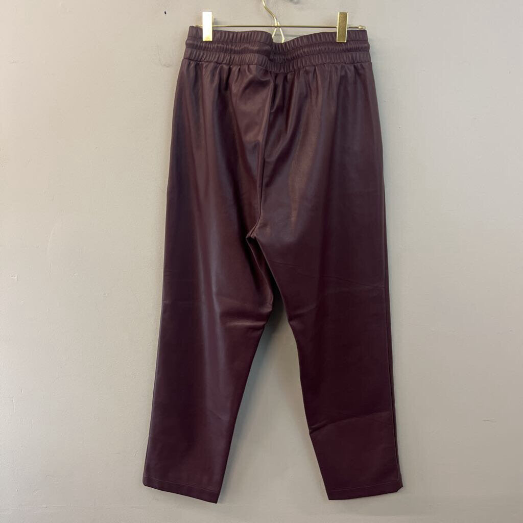 Loft Faux Leather Jogger Pants Medium