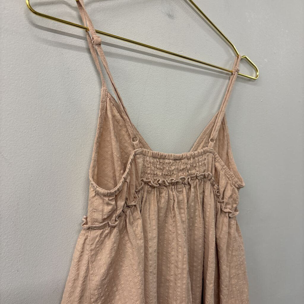 Wild Fable Brown Babydoll Dress Extra Small