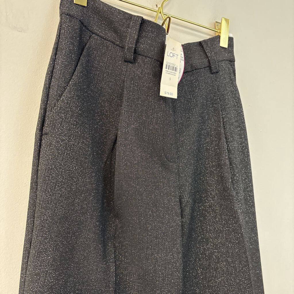 Loft Glitter Thread Trouser Pants Small