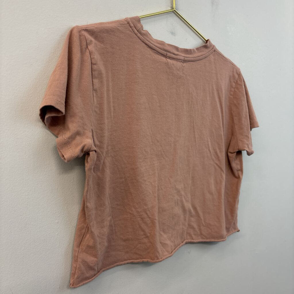 Altar'd State Here Comes The Sun Cropped Graphic Tee Medium