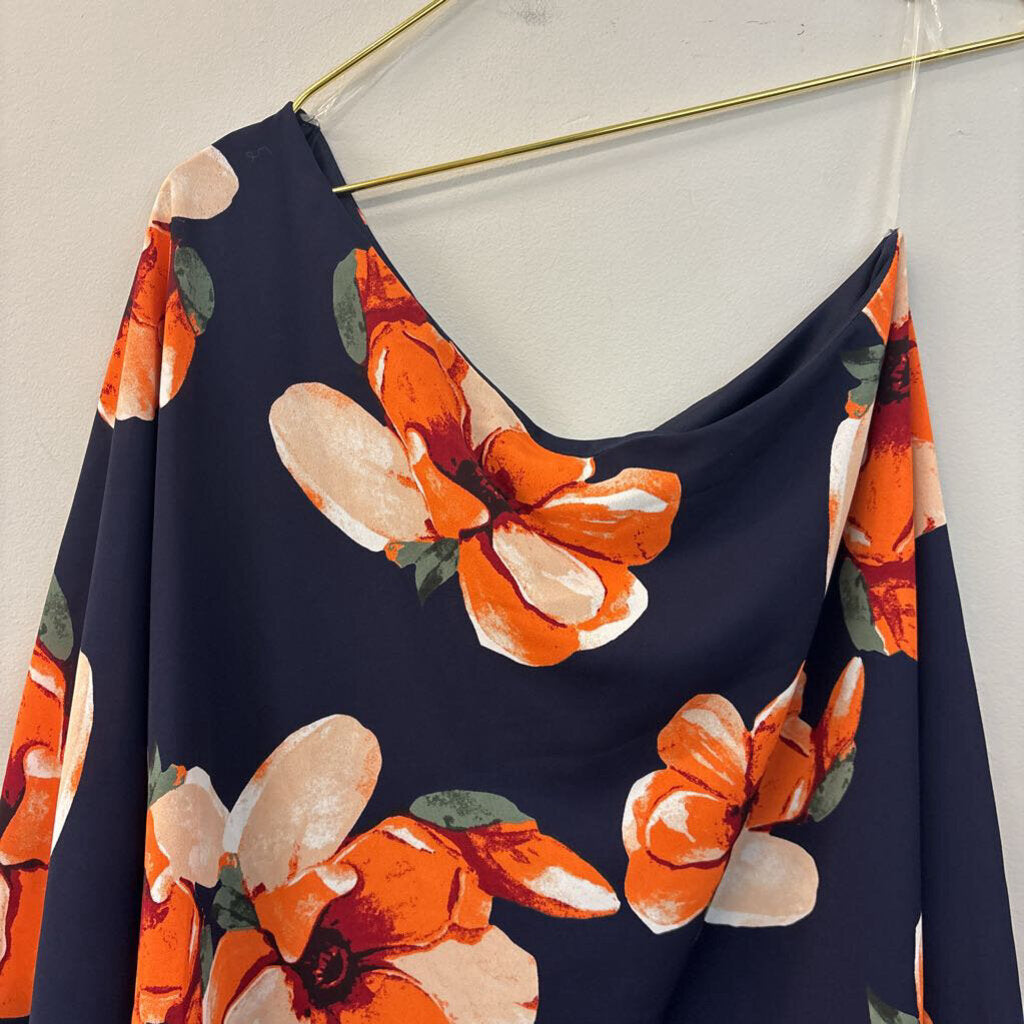 Adrienne One Shoulder Floral Top Medium