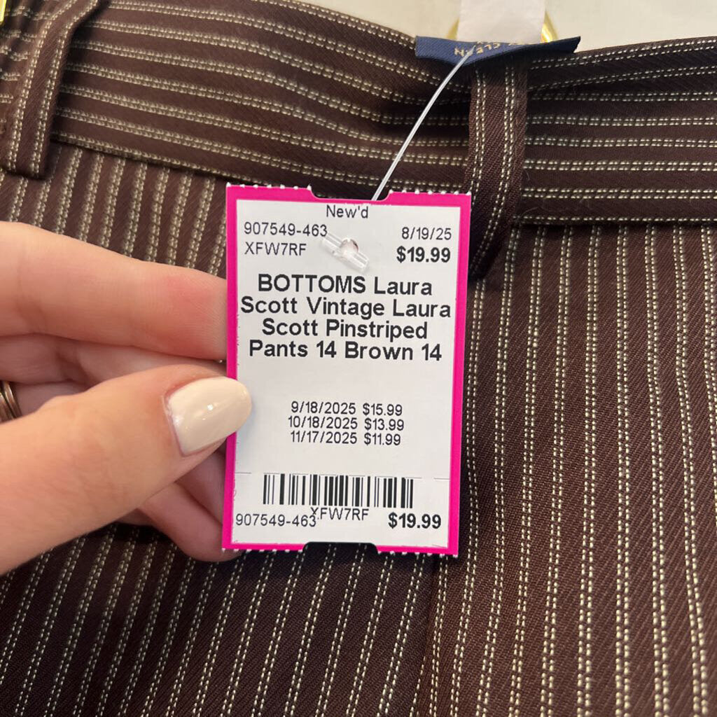 Vintage Laura Scott Pinstriped Pants 14