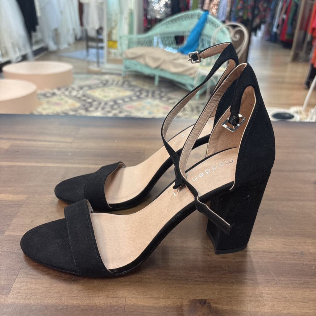Madden Girl Ankle Strap Block Heel 6.5