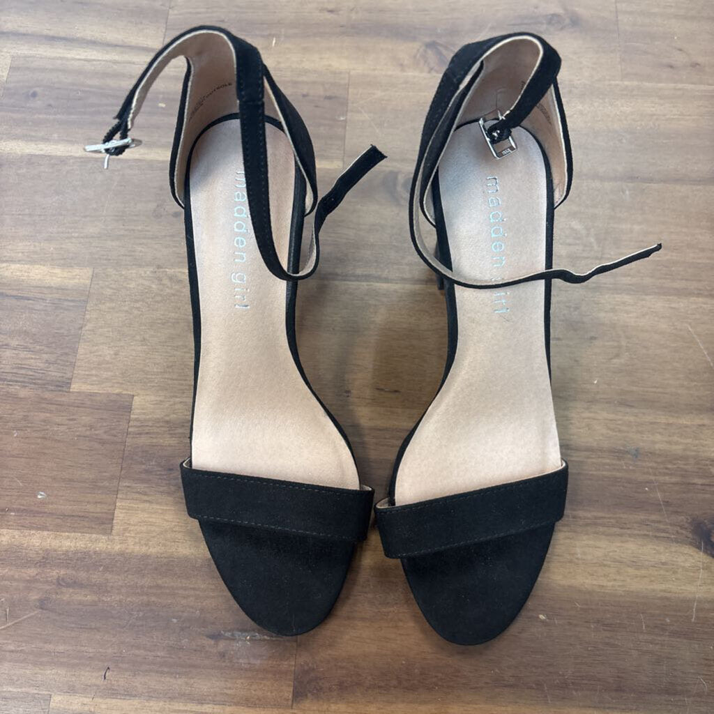 Madden Girl Ankle Strap Block Heel 6.5