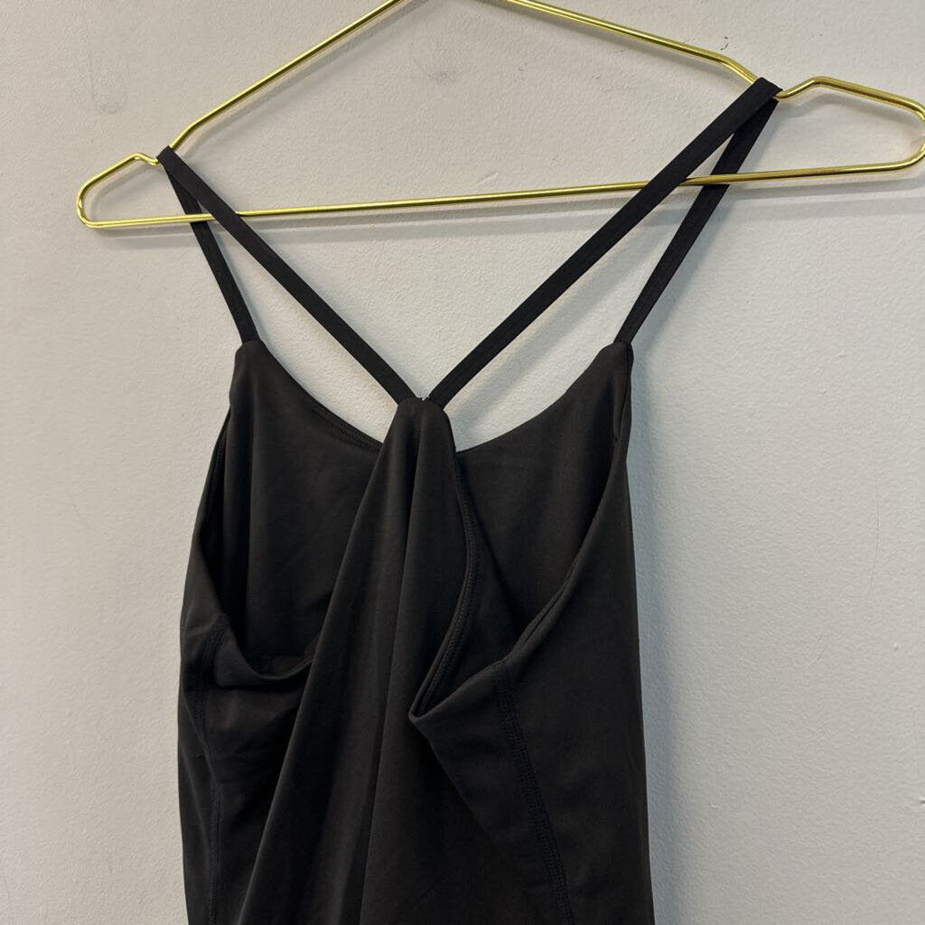 Black Stretchy Athletic Dress With Shorts Small