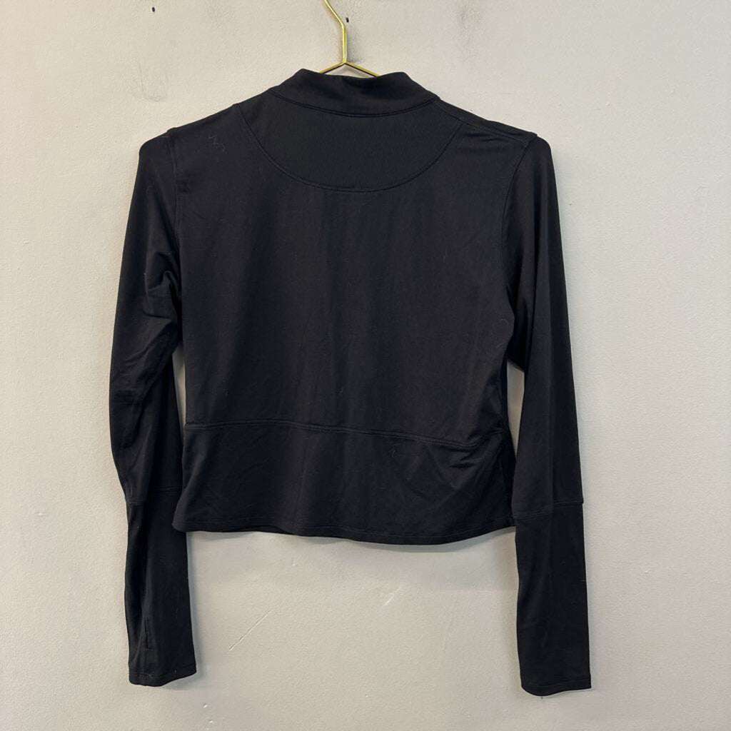 CRZ Yoga Cropped Half Zip Long Sleeve Small