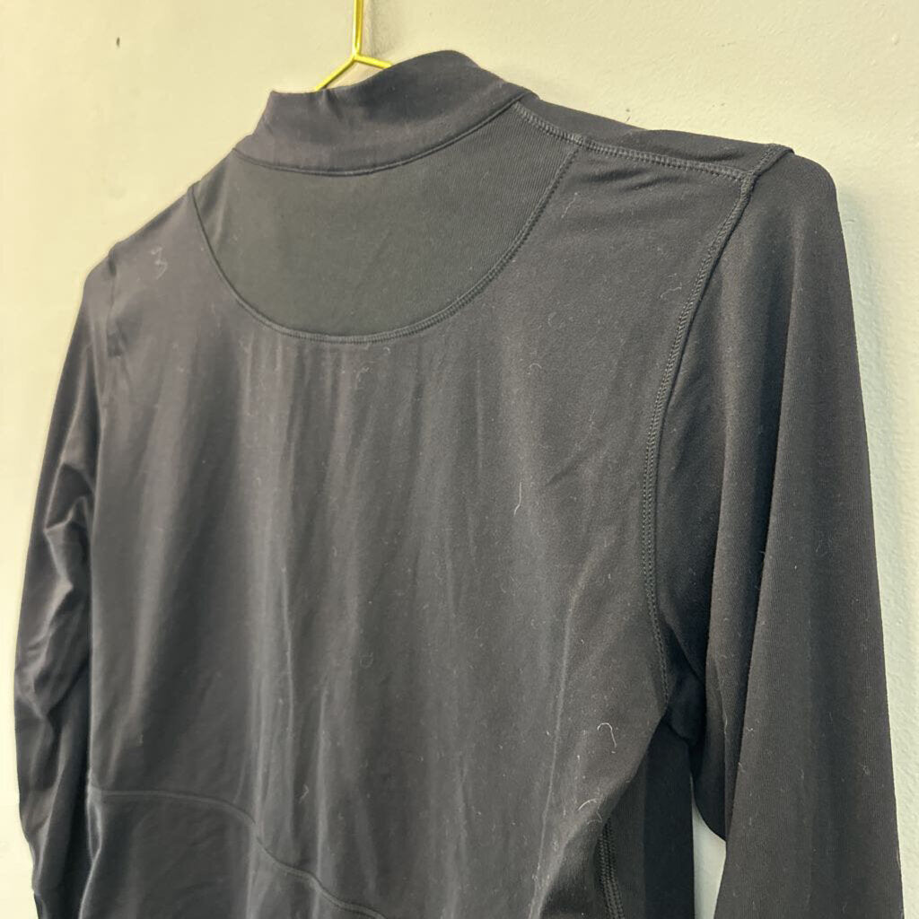 CRZ Yoga Cropped Half Zip Long Sleeve Small
