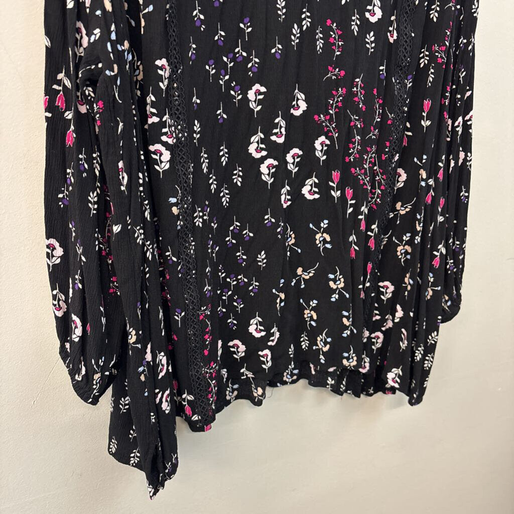 Lane Bryant Floral Long Sleeve Tunic 26/28