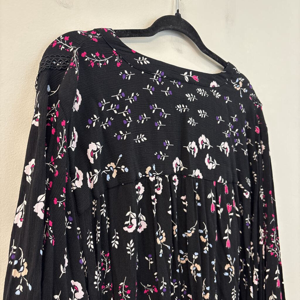 Lane Bryant Floral Long Sleeve Tunic 26/28