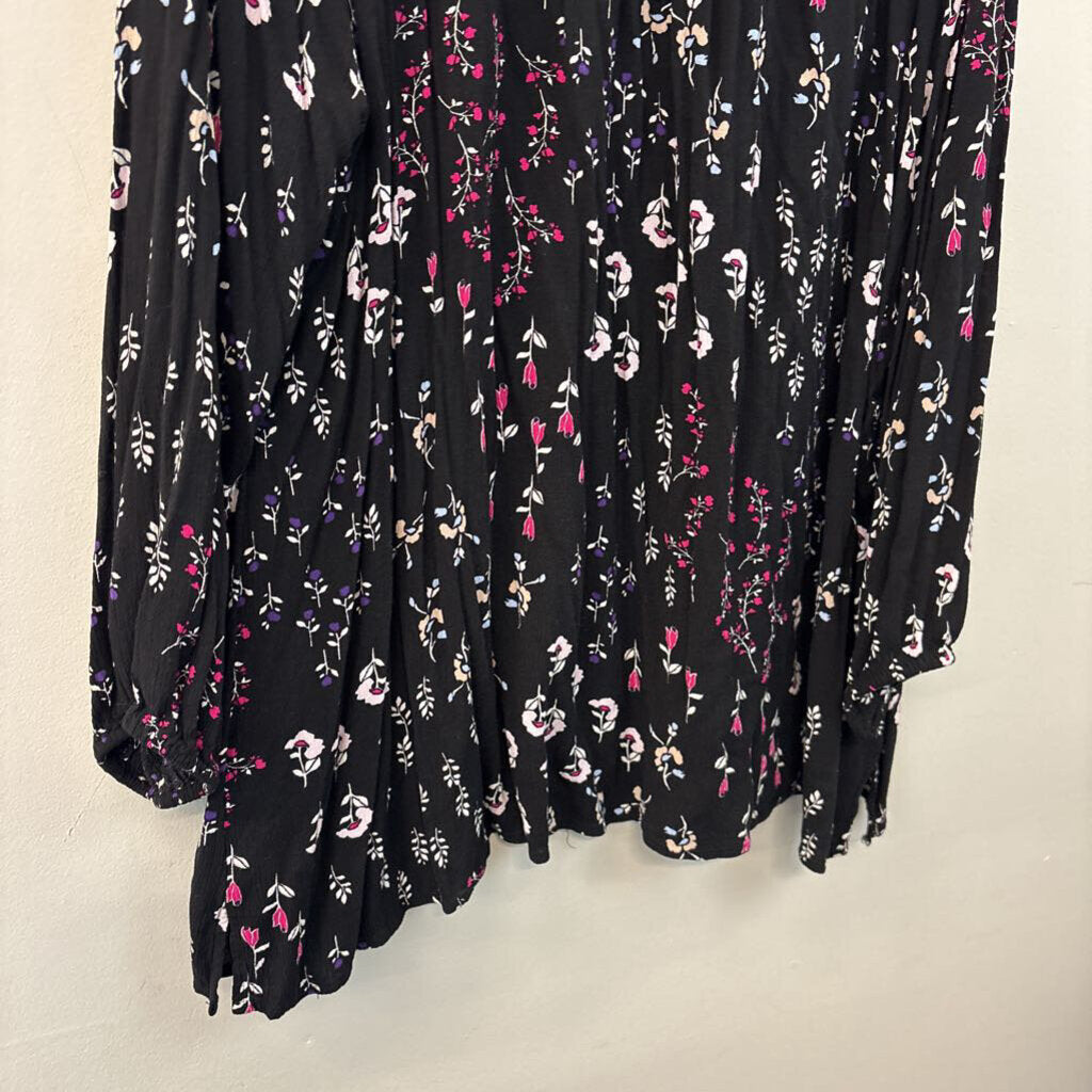 Lane Bryant Floral Long Sleeve Tunic 26/28