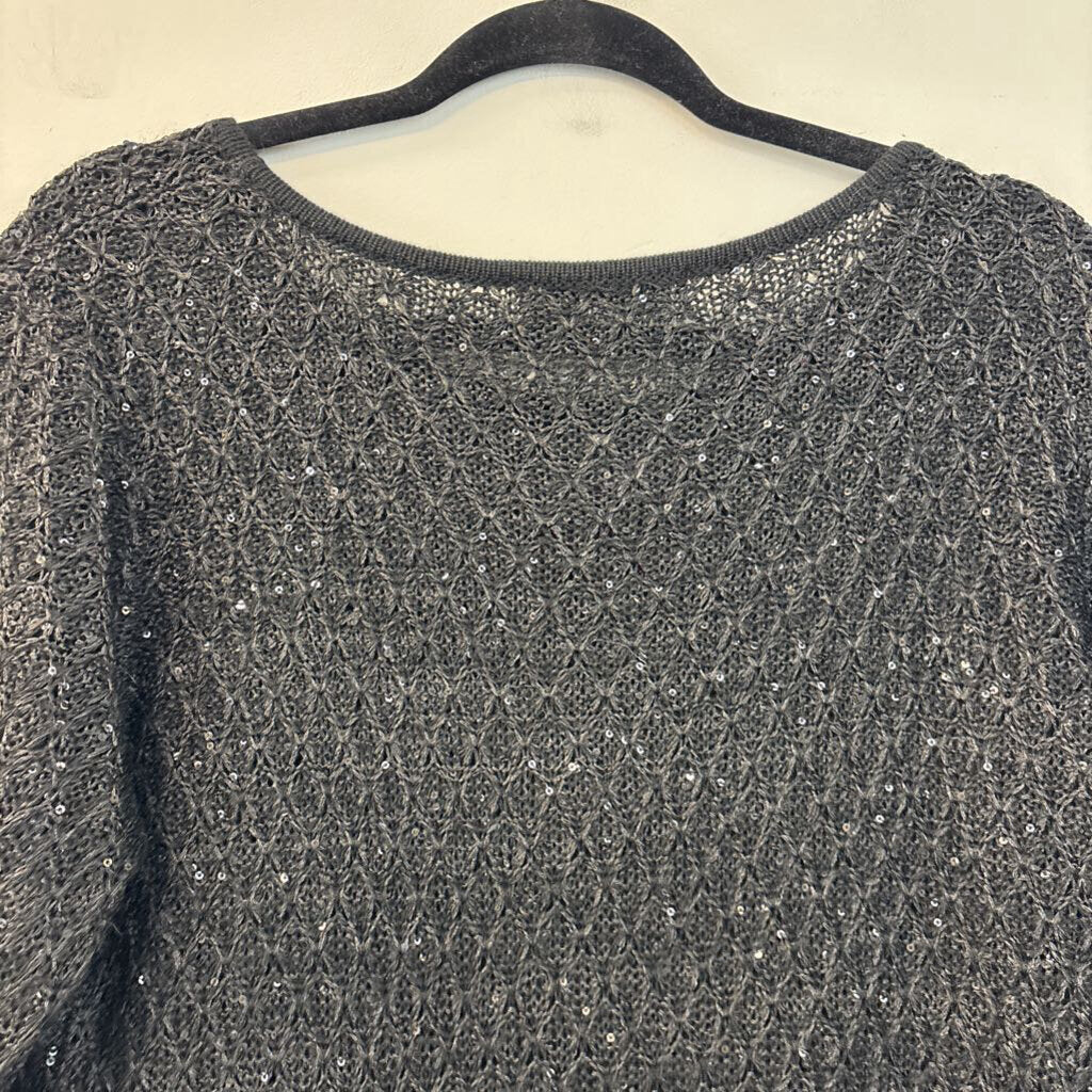 Nicole Alexander Knit Sequin Sweater Large