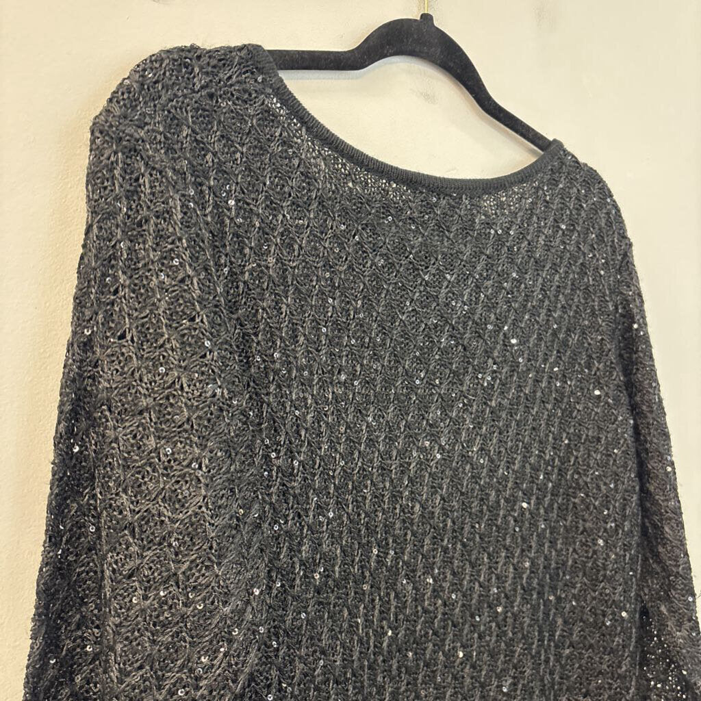 Nicole Alexander Knit Sequin Sweater Large