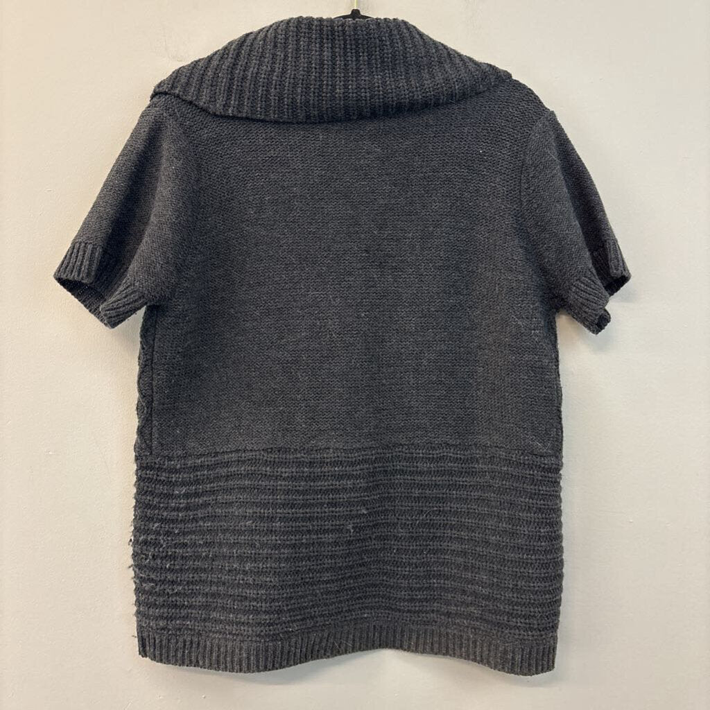 Fresh Knit Short Sleeve Buckle Sweater Extra Large