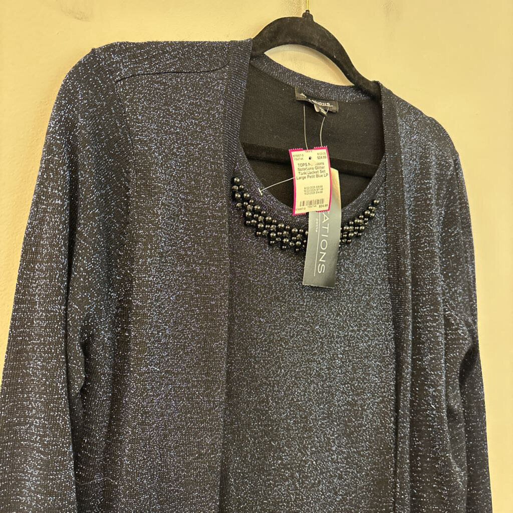 Notations Glitter Tank/Jacket Set Large Petit