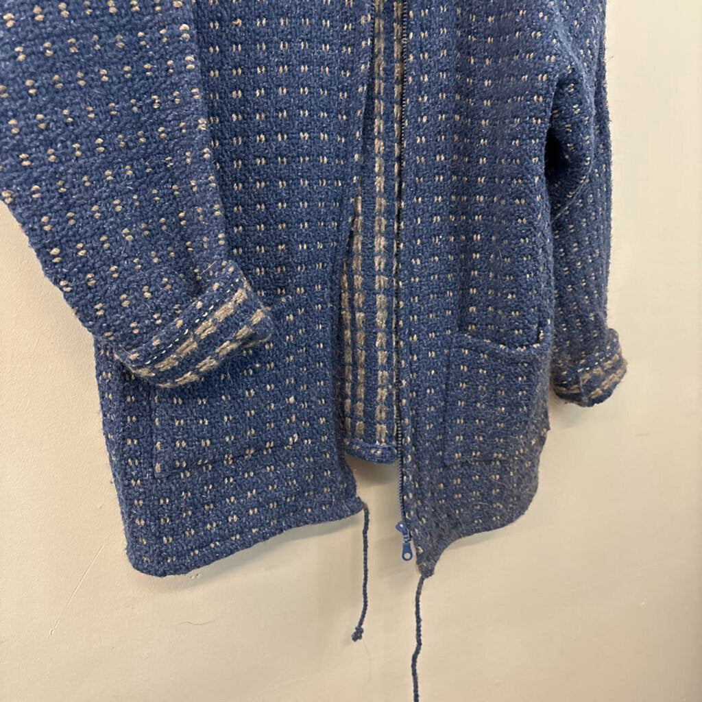 E.C.C. Zip Up Knit Sweater Large