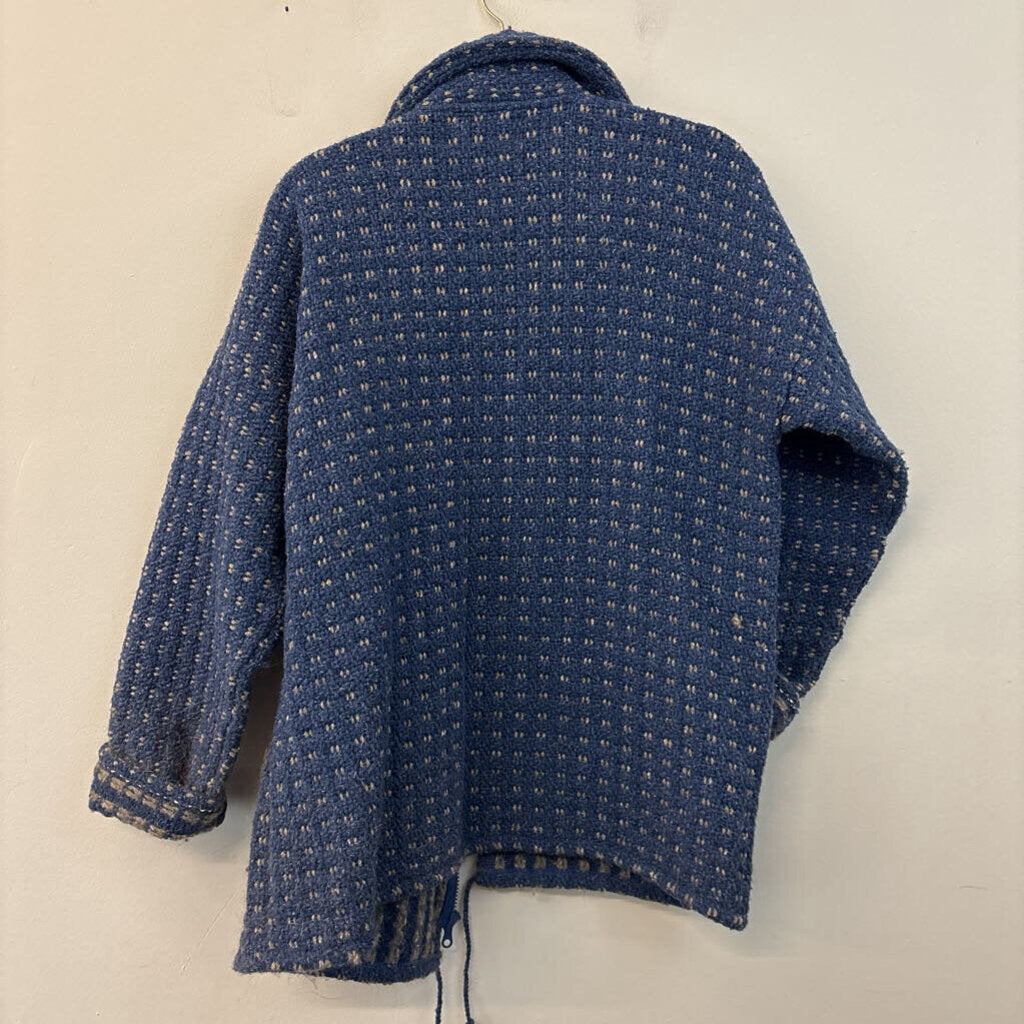 E.C.C. Zip Up Knit Sweater Large