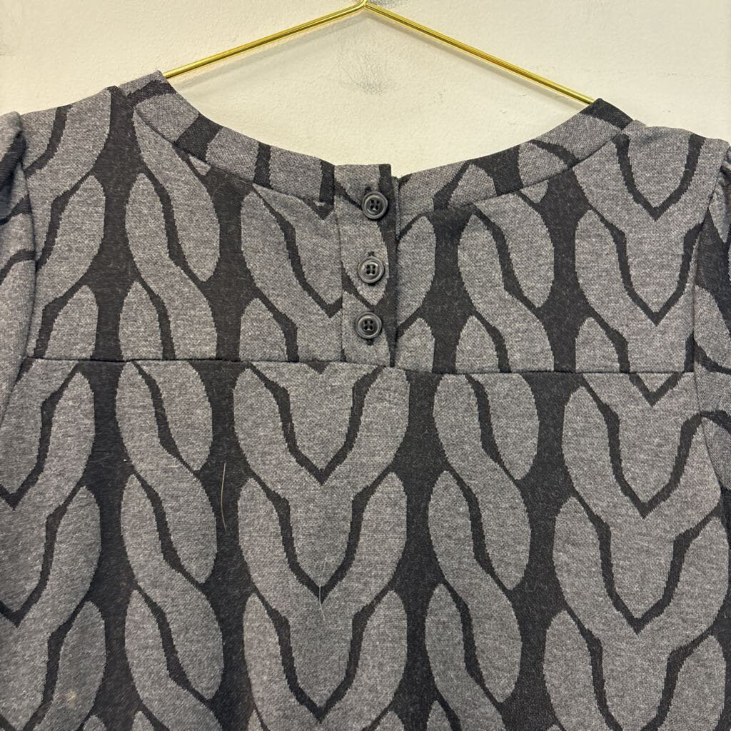 En Focus Printed Knit Pocket Dress 14