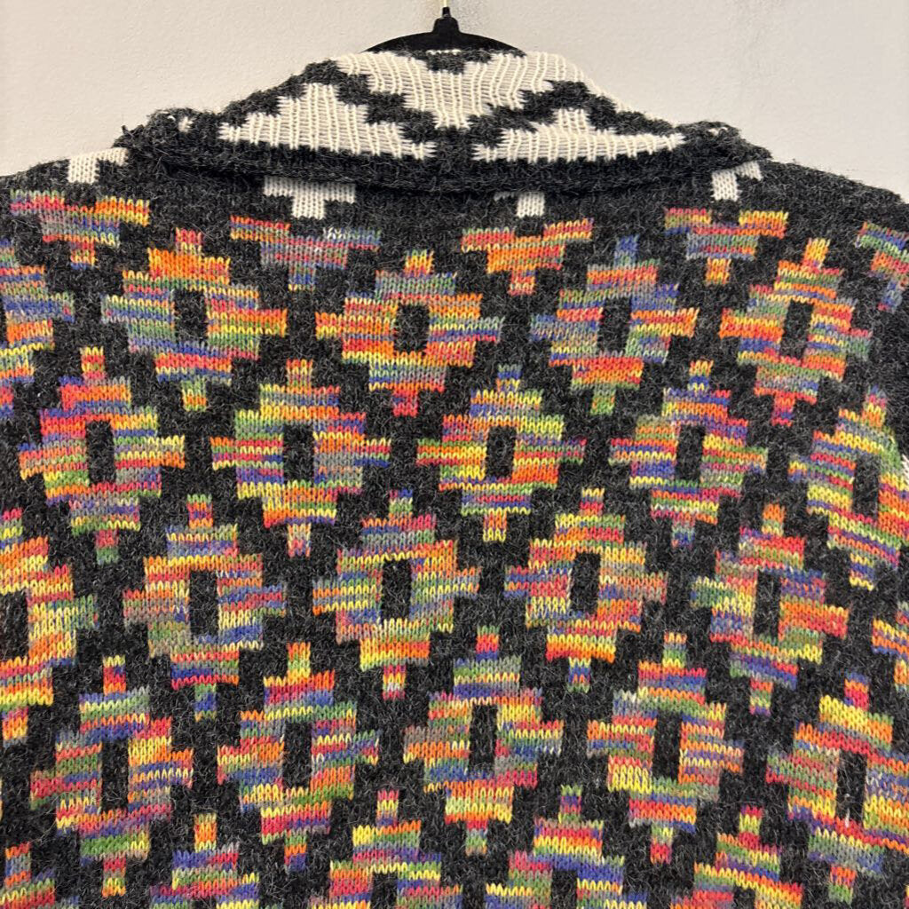 My Beloved Western Print Knit Long Duster One Size