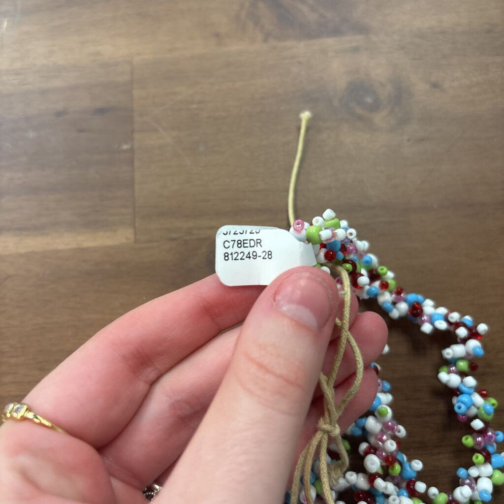 Beaded Rainbow Layered Necklace