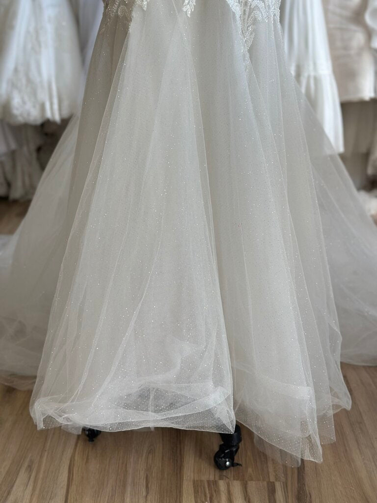 Allure Bridal 9953 Strapless Glitter Wedding Gown 16