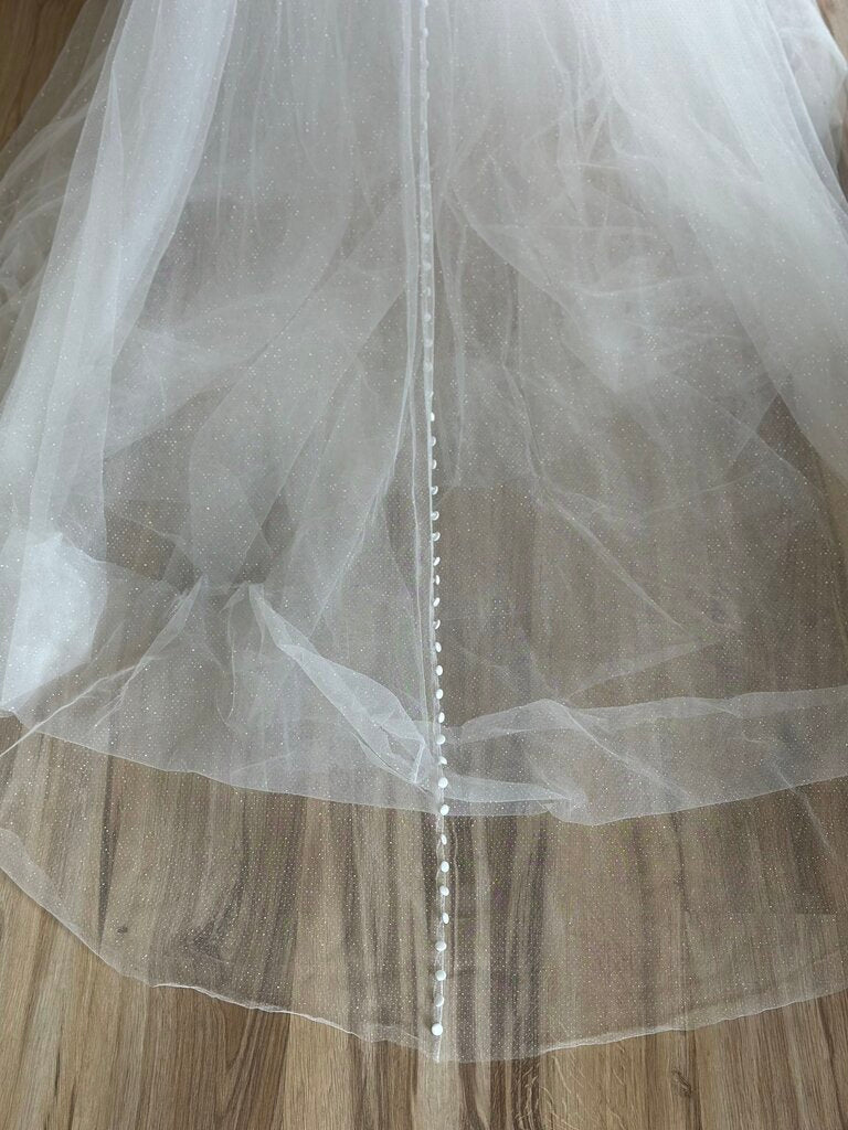Allure Bridal 9953 Strapless Glitter Wedding Gown 16