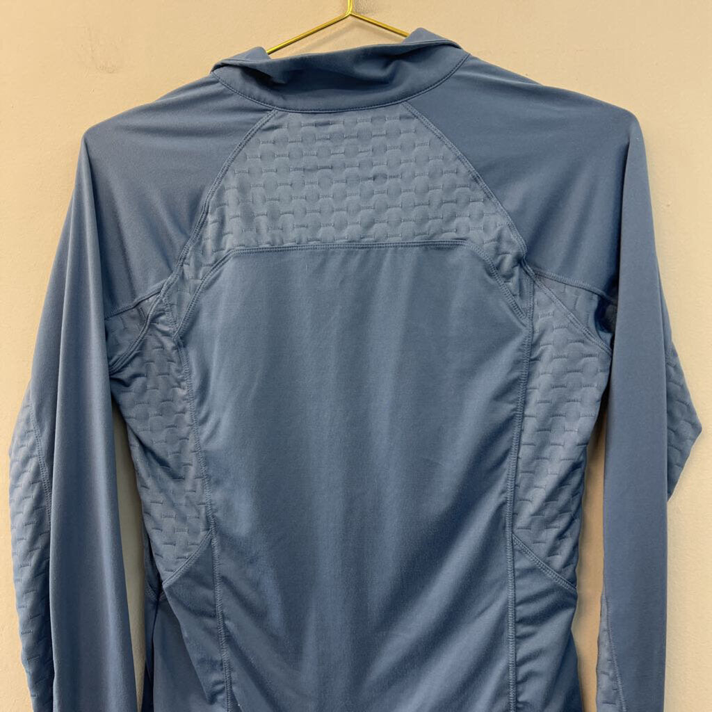 Ariat Tek Blue Long Sleeve Quarter Zip Pullover Small